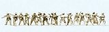 Preiser 72552 melee Winter unifom German Empire / UssR 1943 45.16 unpainted miniature figures Kit