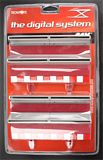 SCX Slot Cars 20100 Digital 180mm Straight Border w/Barrier.
