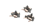 SCX Slot Cars SCXD02031X400 (20310) DS Guide w/Fitted Braids 08