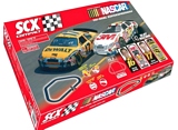 SCX Slot Cars 31340 NASCar Tri-Oval Compact Set.