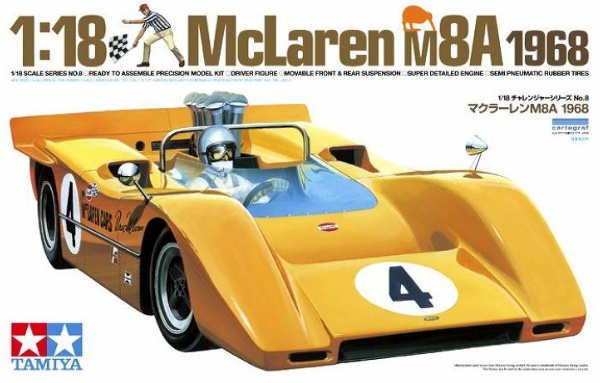 Tamiya 10008 1/18 McLaren M8 1968 Limited Edition.