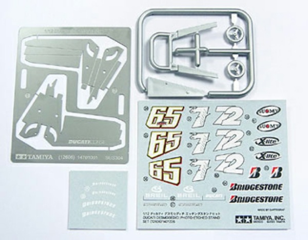 Tamiya 12606 Ducati Desmosedici PE Stand 1/12 Photo Etched.