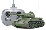 Tamiya 48208 RC Russian Med Tank T-34-85 1/35 w/4ch Transmitter.