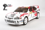 Tamiya 92204 RC RTR Mitsubishi Lancer Evo IV TT01E Monte Carlo Rally.