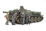 Tamiya 25111 Russian Tank Destroyer SU-122 1/35 w/Weathering Master/Crew
