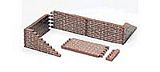 Tamiya 26014 Brick Wall Set Finished Model