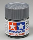 Tamiya 81011 Acrylic X-11 Chrome Silver 23ml Bottle
