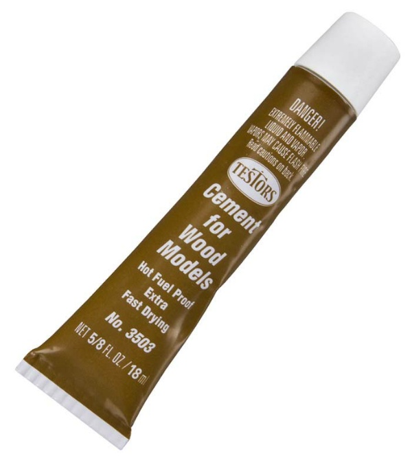Testors 3503X Wood Cement Extra Fast 5/8 oz