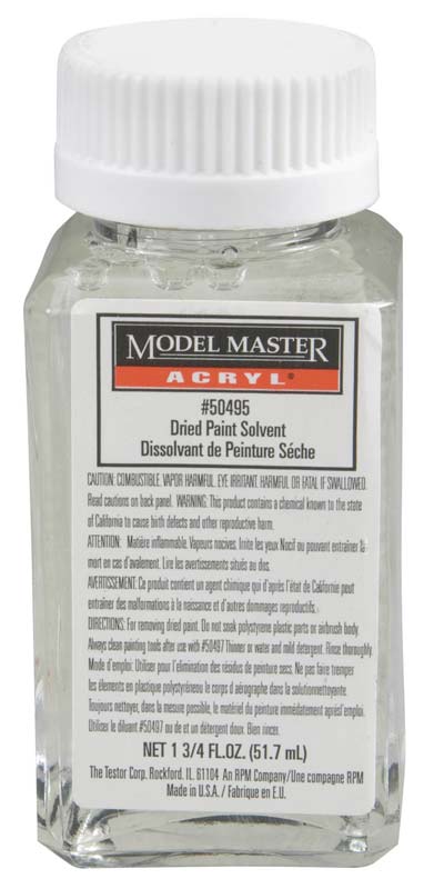 Testors 50495 Dried Paint Thinner 1-3/4 oz.