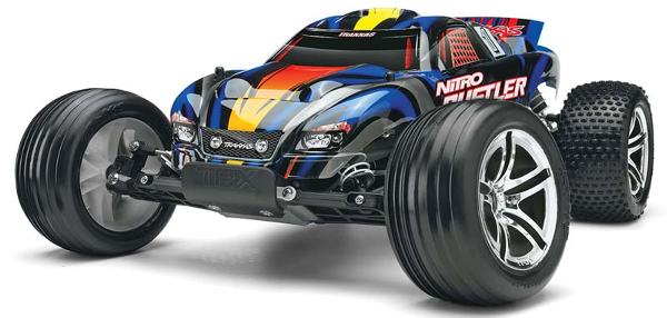 Traxxas 4409 1/10 Nitro Rustler 2WD Stadium Truck 27MHz RTR