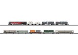 MiniTrix 15074 Modern Railroading Set with 10 Freight Cars