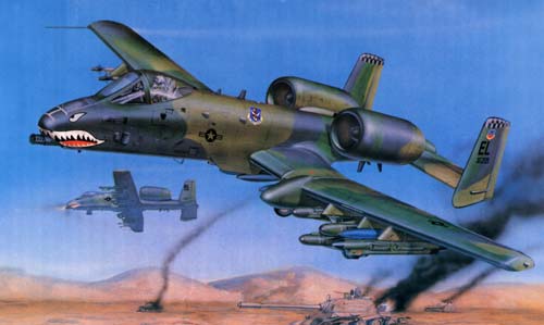 Trumpeter 02214 1/32 A10A Thunderbolt Single Seat Fighter.