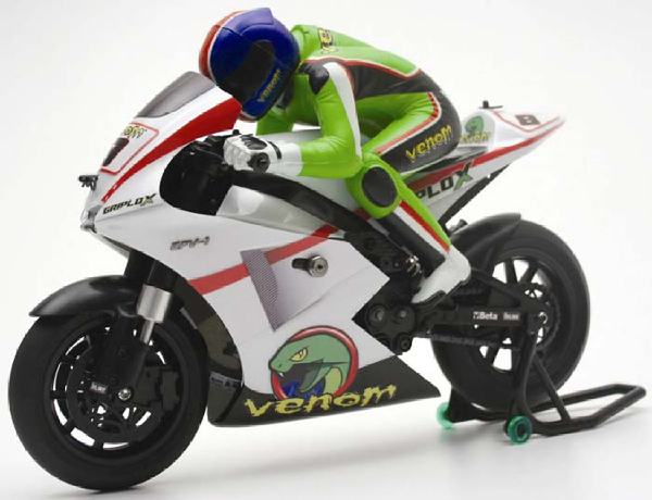 Venom 0105 1/8 GPV-1 3 Channel R/C Motorcycle RTR.