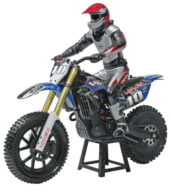Venom 0395 1/4 VMX 450 Dirtbike Brushless 24GHz RTR Blue