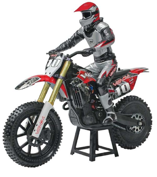 Venom 0396 Venom 1/4 VMX 450 Dirtbike Brushless 24GHz RTR Red