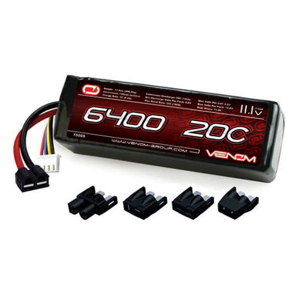 Venom 15009 20C 6400mAh 111V LiPo UNI Plug