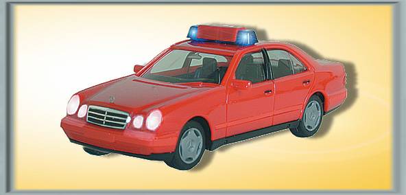 Viessmann 3228 Mercedes Benz E-Class Fire Car w/Lights.