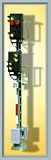 Viessmann 4004 Colour Light Entry Signal w/Distant Signal