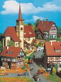 Vollmer 3735 Church and half- timbered Houses